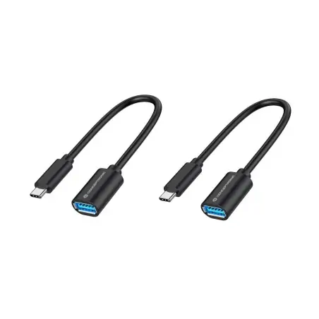 Conceptronic ABBY11B cavo USB 0,2 m USB 3.2 Gen 1 (3.1 Gen 1) USB C USB A Nero