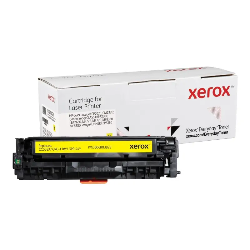 Everyday Toner ™ di Xerox Giallo compatibile con HP 304A (CC532A/ CRG-118Y/ GPR-44Y), Capacità standard