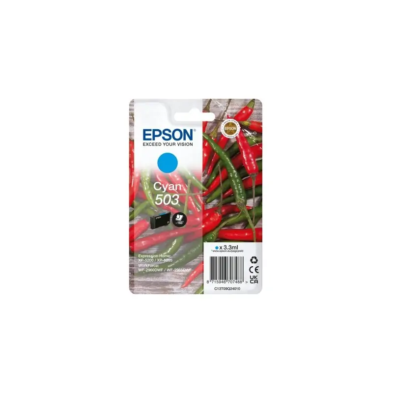 Image of Epson 503 cartuccia Inkjet 1 pz Originale Resa standard Ciano
