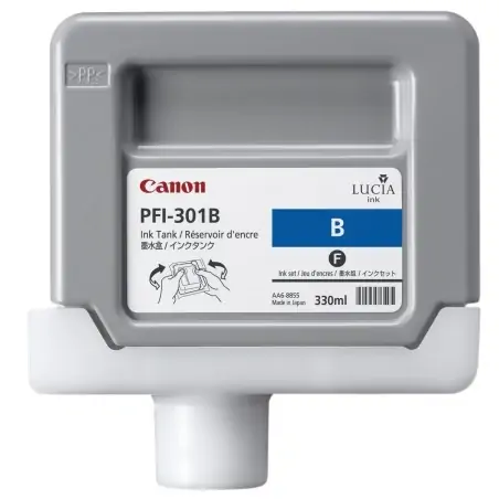 Canon PFI-301GY Pigment Blue Ink Cartridge cartuccia d'inchiostro 1 pz Originale Blu
