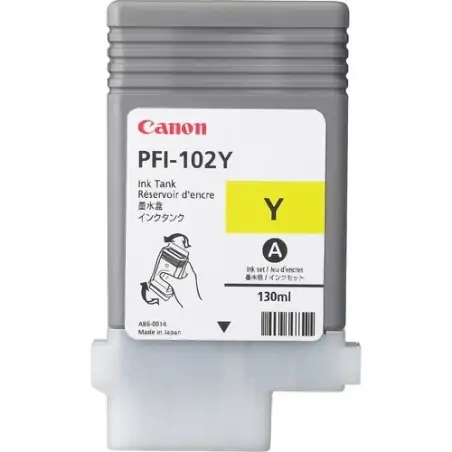 Canon PFI-102Y Original gelbe Tintenpatrone