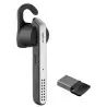 Jabra Stealth UC MS Auricolare Wireless A clip, In-ear Musica e Chiamate Micro-USB Bluetooth Nero