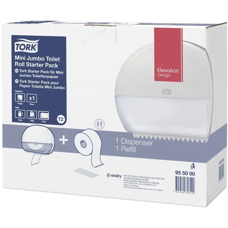 Image of Tork 955000 dispenser di carta igienica Bianco Distributore