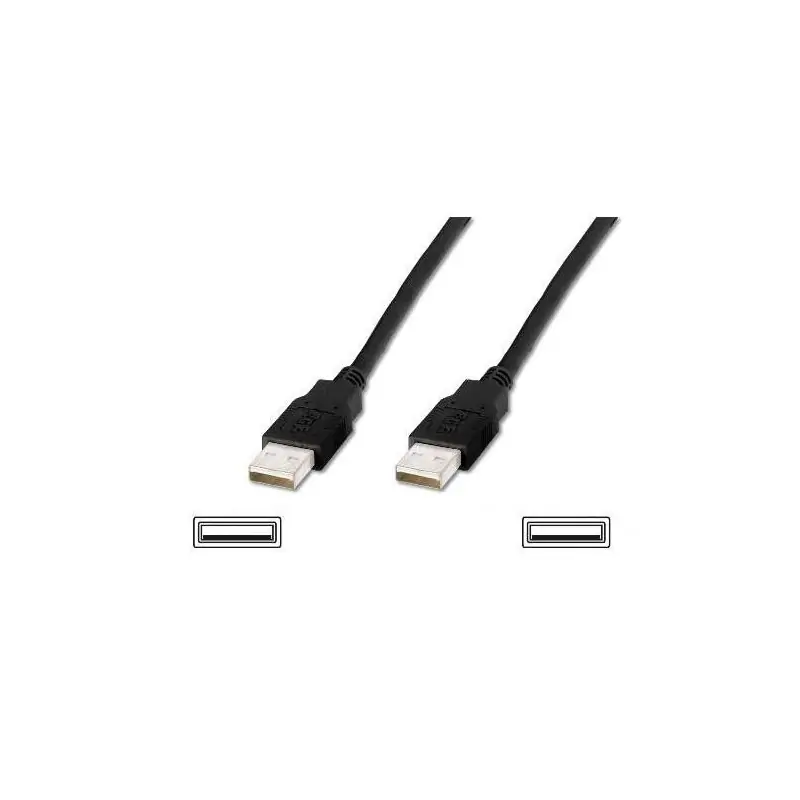 Image of Digitus 1.8m USB2.0 A/A cavo USB 1.8 m A Nero