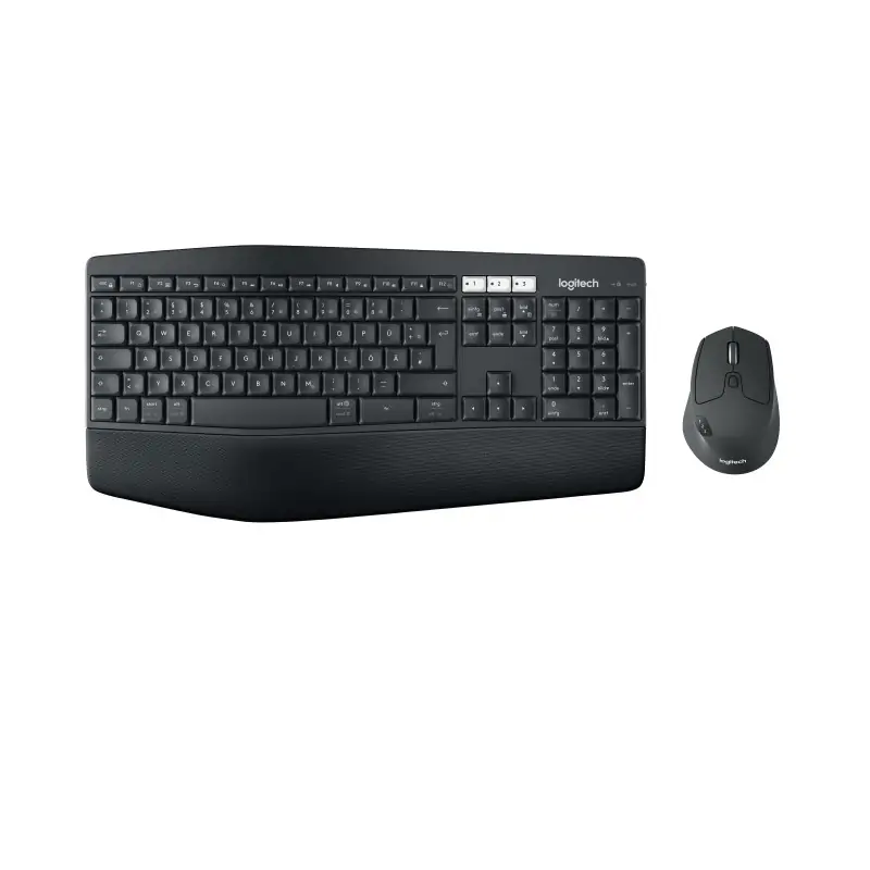Image of Logitech MK850 Performance Wireless Keyboard and Mouse Combo tastiera incluso RF senza fili + Bluetooth QWERTZ Svizzere Nero