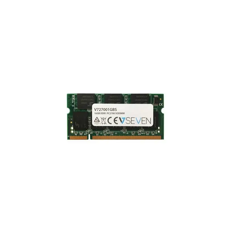 Image of V7 1GB DDR1 PC2700 - 333Mhz SO DIMM Notebook Módulo de memoria V727001GBS