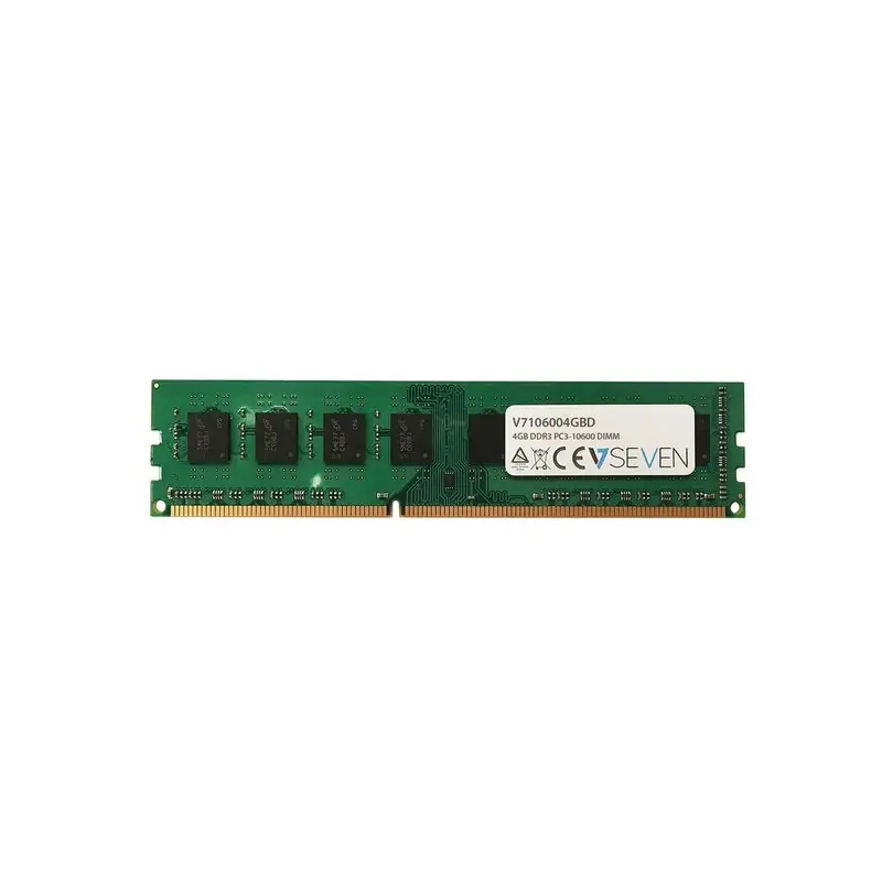 Image of V7 4GB DDR3 PC3-10600 - 1333mhz DIMM Desktop Módulo de memoria - V7106004GBD