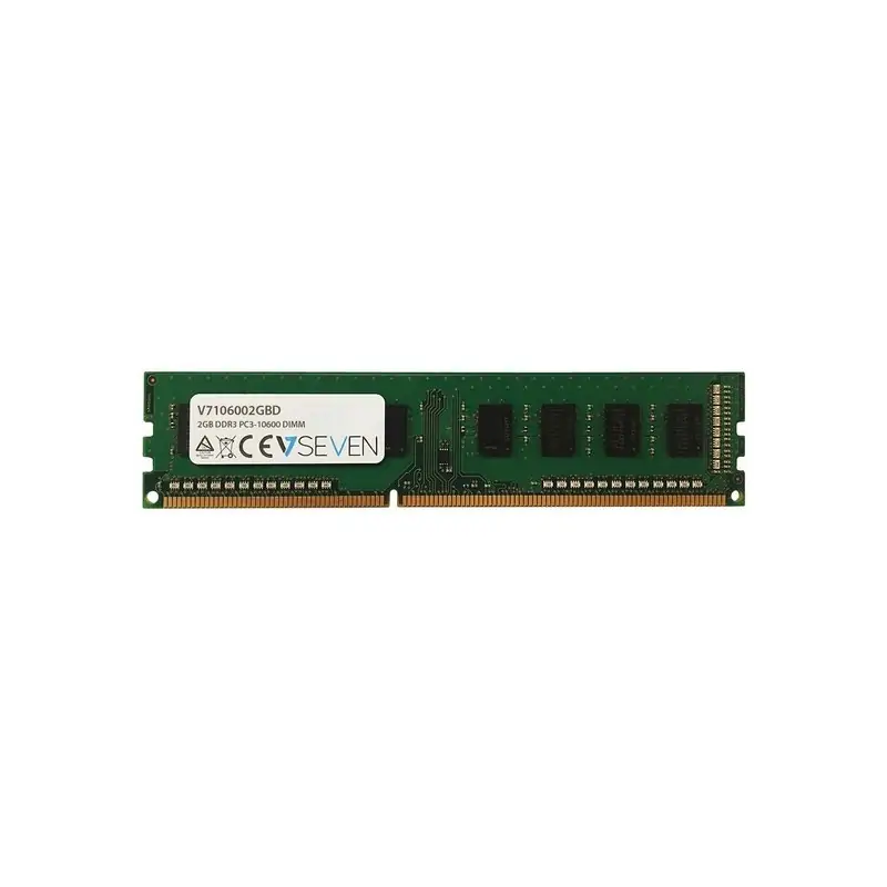 Image of V7 2GB DDR3 PC3-10600 - 1333mhz DIMM Desktop Módulo de memoria V7106002GBD