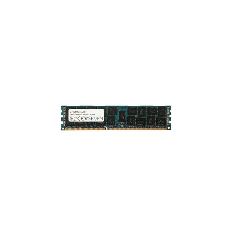 Image of V7 16GB DDR3 PC3-12800 - 1600mhz Server ECC REG Módulo de memoria V71280016GBR