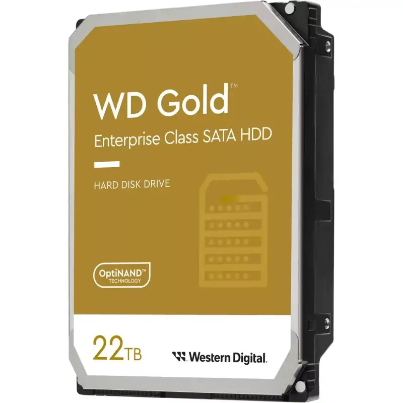 Image of Western Digital Gold 3.5" 22 TB Serial ATA III