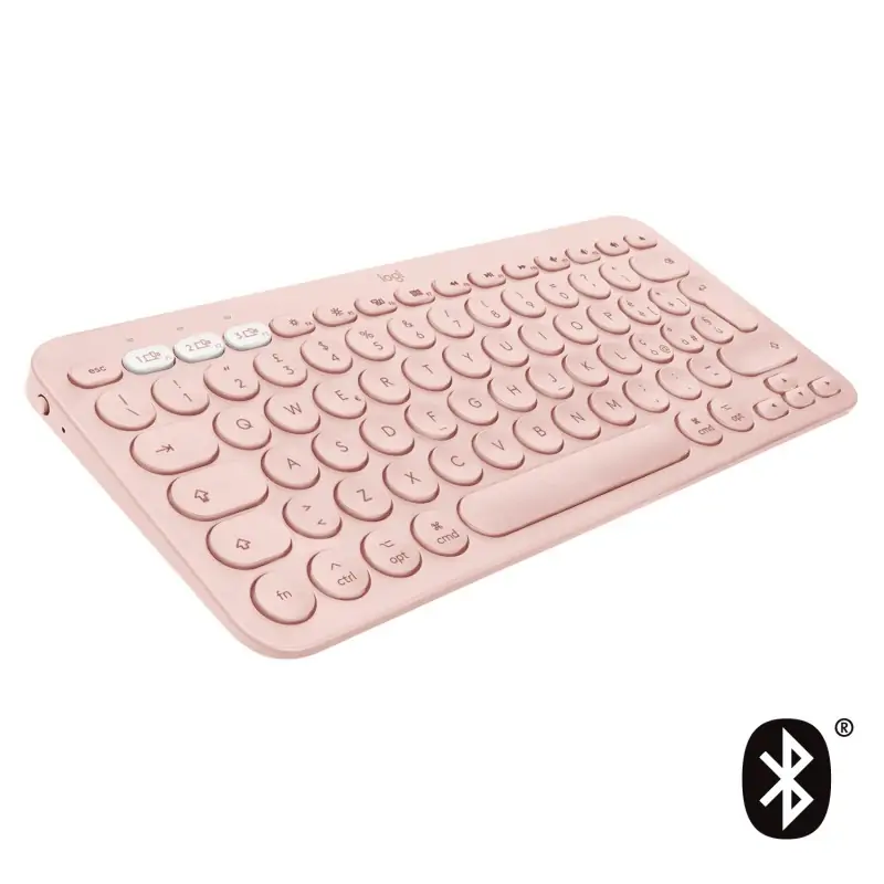 logitech k380 per mac tastiera bluetooth qwerty italiano rosa