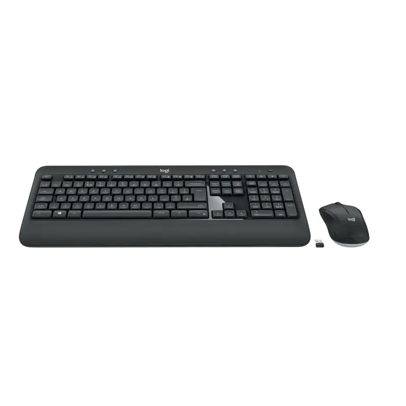 Image of Logitech Advanced MK540 tastiera Mouse incluso USB AZERTY Francese Nero, Bianco