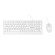 YASHI MY536 Tastatur Maus inklusive USB Weiß