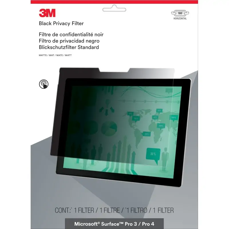 Image of 3M PFTMS001 Filtro per la privacy senza bordi display 31.2 cm (12.3")