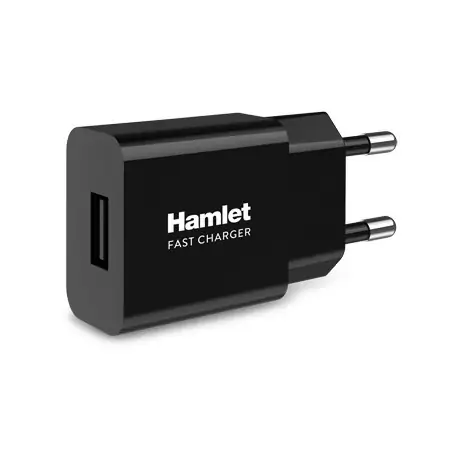 Hamlet XPWCU110 Universelles schwarzes internes AC-Ladegerät für Mobilgeräte
