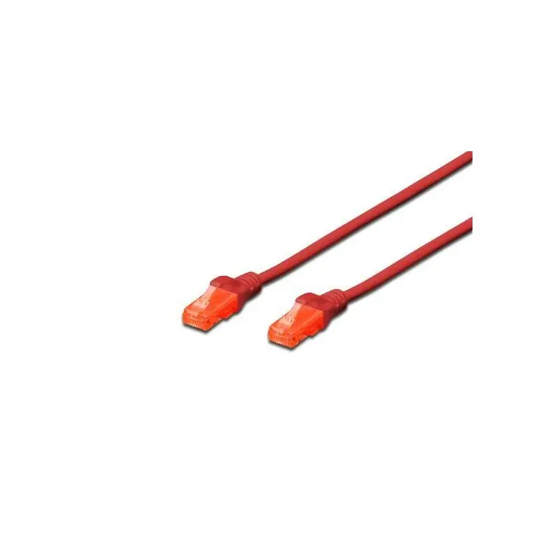 Digitus DK16170025R cavo di rete Rosso 0.25 m Cat6 U/UTP (UTP)