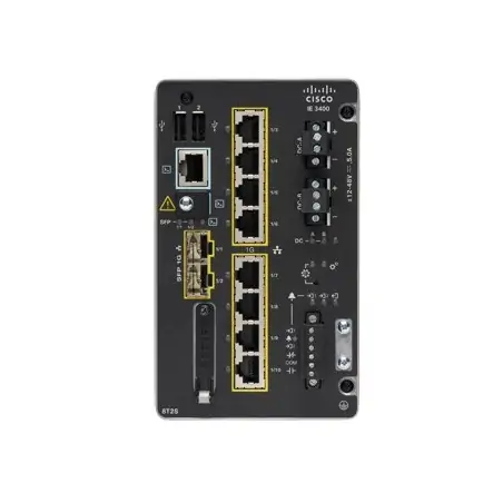 Cisco Catalyst IE3400 Managed L2 Gigabit Ethernet (10 100 1000) Schwarz