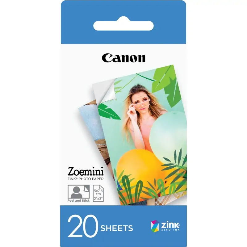 Image of Canon 20 fogli di carta fotografica ZINK™ 2 x 3"
