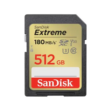 SanDisk Extreme 512 GB SDXC UHS-I Classe 10
