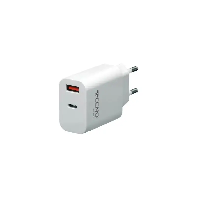 Image of Tecno 53.258 Caricabatterie per dispositivi mobili Universale Bianco AC Ricarica rapida Interno