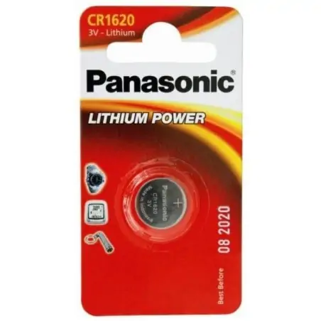 Panasonic Lithium Power Batteria monouso CR1620 Litio