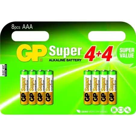 GP Batteries Super Alkaline AAA Batteria monouso Mini Stilo AAA Alcalino