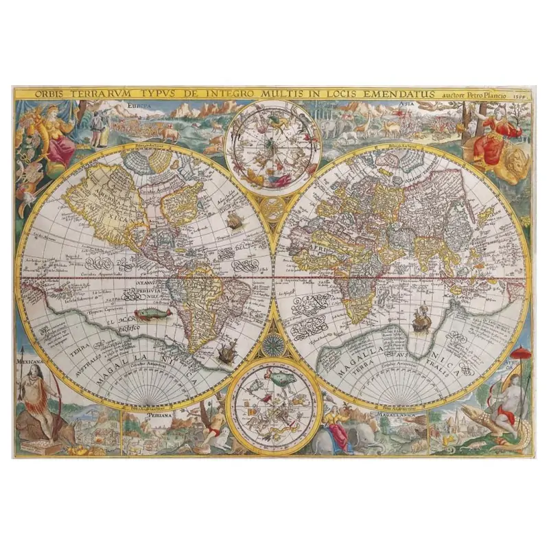 Image of Ravensburger Mappamondo storico Puzzle 1500 pezzi (16381)