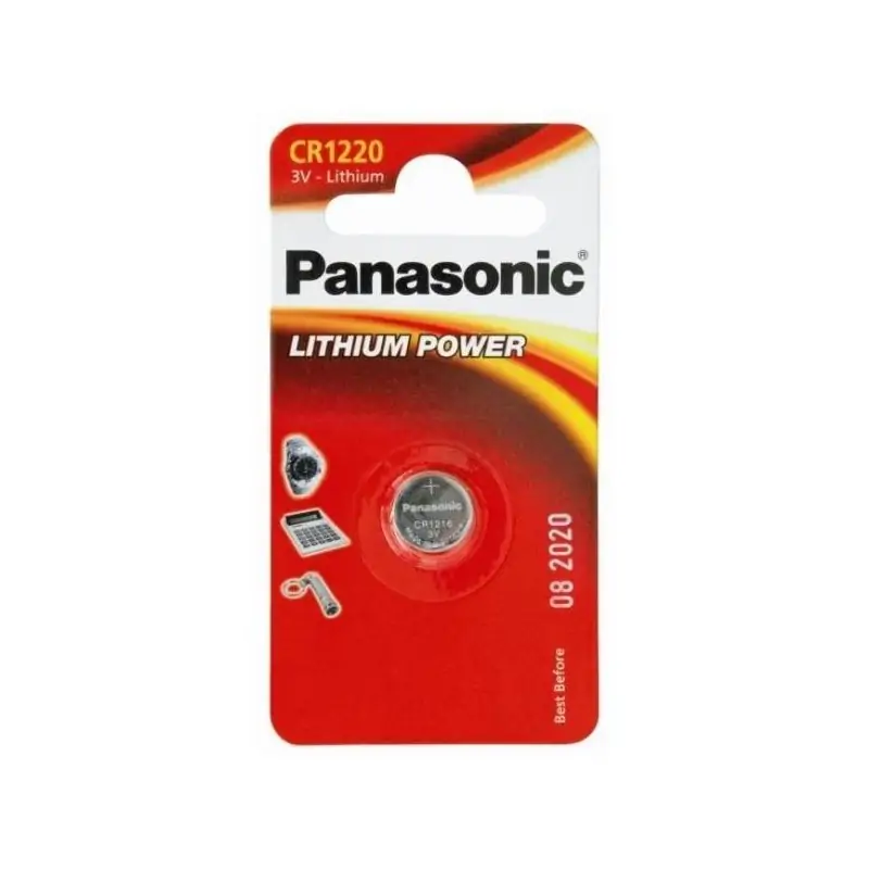 Image of Panasonic Lithium Power Batteria monouso CR1220 Litio
