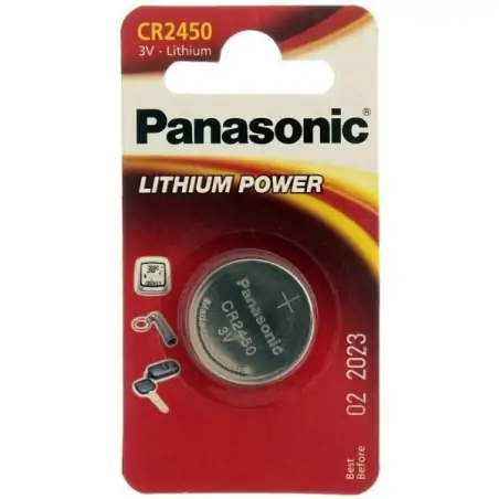 Panasonic Lithium Power Batteria monouso CR2450 Litio