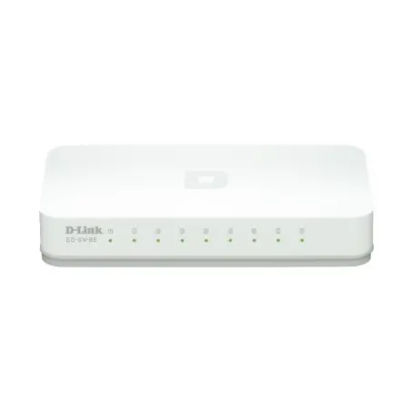 D-Link GO-SW-8E Netzwerk-Switch Unmanaged Fast Ethernet (10 100) Weiß