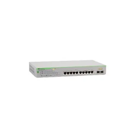 Allied Telesis GS950 10PS Managed Gigabit Ethernet (10 100 1000) Unterstützt Power over Ethernet (PoE), Grün, Grau