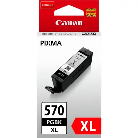 Canon PGI-570PGBK XL pigmentierte schwarze Tintenpatrone mit hoher Ergiebigkeit