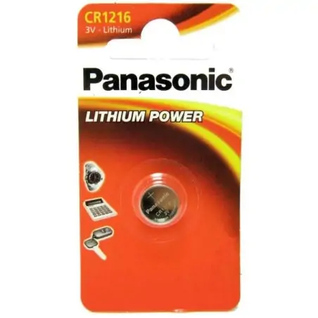 Panasonic Lithium Power Batteria monouso CR1216 Litio
