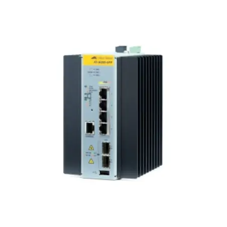 Allied Telesis AT-IE200-6FP-80 Managed L2 Fast Ethernet (10 100), unterstützt Power over Ethernet (PoE), Schwarz, Grau