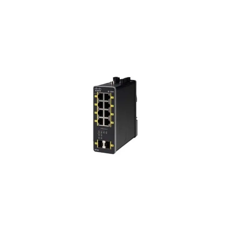 Cisco IE-1000-8P2S-LM switch di rete Gestito Gigabit Ethernet (10/100/1000) Supporto Power over (PoE) Nero