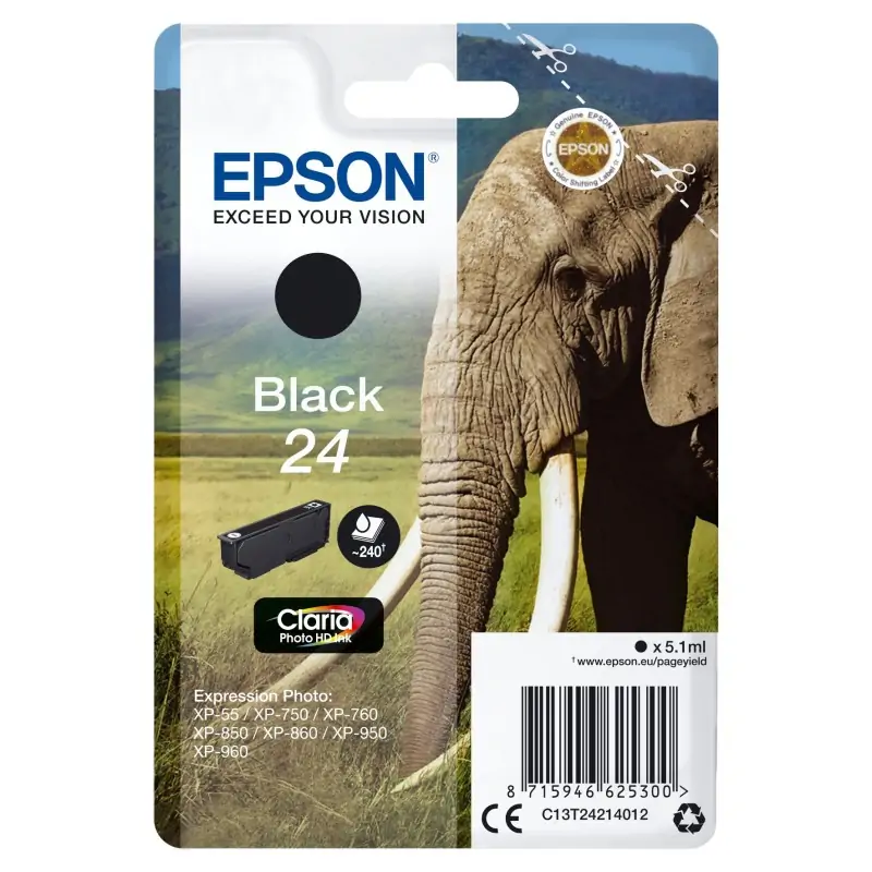 Image of Epson Elephant Cartuccia Nero057