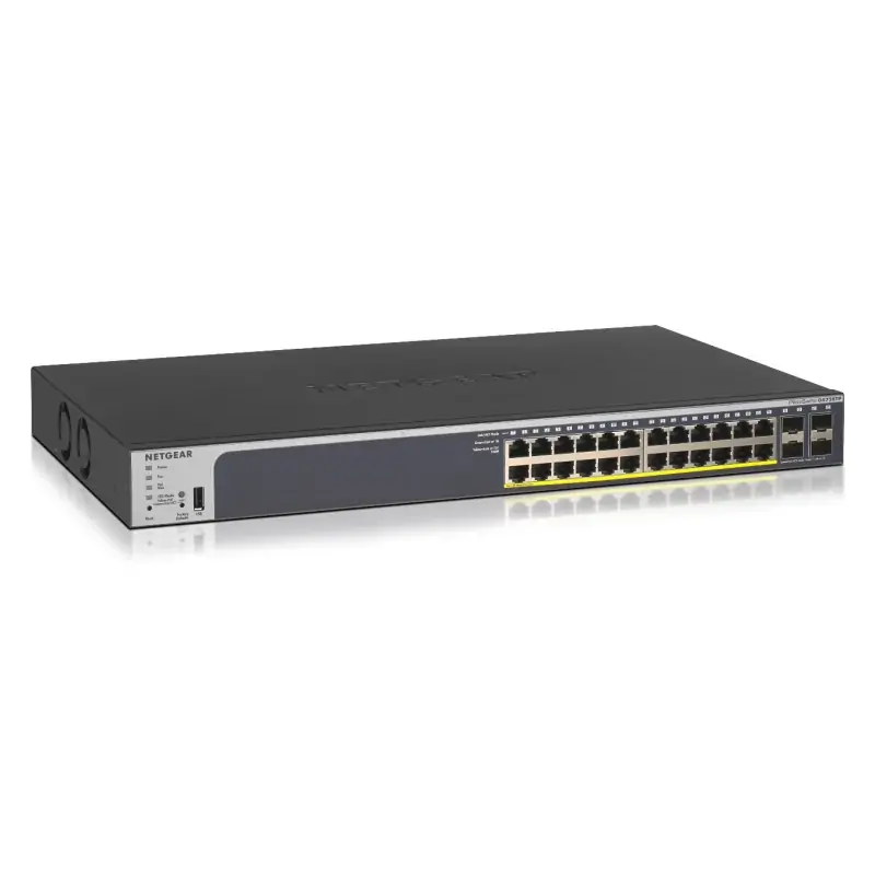 NETGEAR GS728TP Gestito L2/L3/L4 Gigabit Ethernet (10/100/1000) Supporto Power over (PoE) 1U Nero