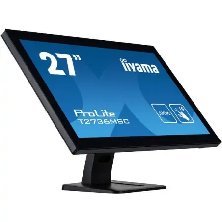 iiyama ProLite T2736MSC-B1 PC-Monitor 68,6 cm (27") 1920 x 1080 Pixel Full HD LED Touchscreen Schwarz