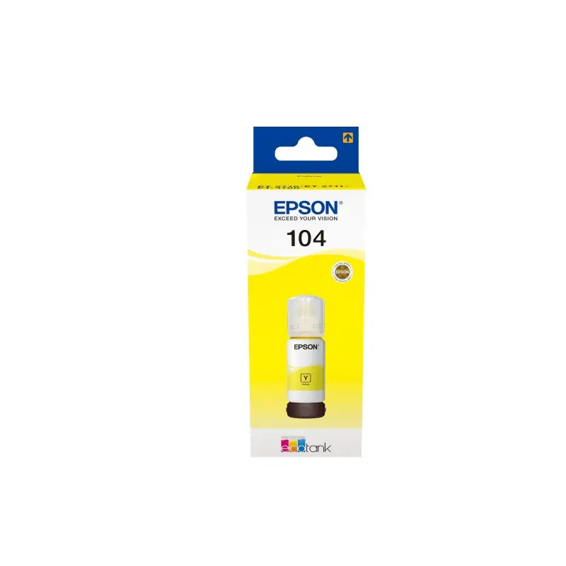 Image of Epson 104 EcoTank Yellow ink bottle