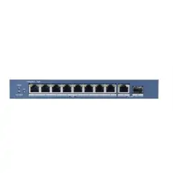 Hikvision DS-3E0510P-E switch di rete Non gestito Gigabit Ethernet (10/100/1000) Supporto Power over (PoE) Blu
