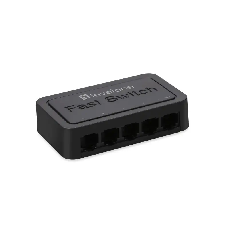 Image of LevelOne FEU-0512 switch di rete Non gestito Fast Ethernet (10/100) Nero