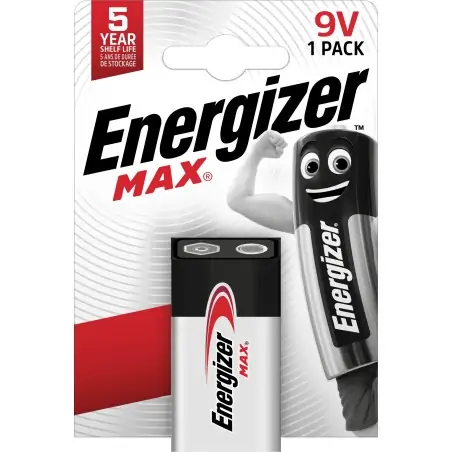 Energizer Max – 9-V-Alkali-Einwegbatterie