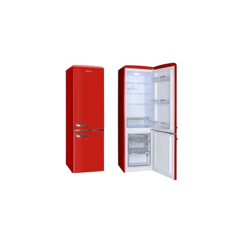 Image of Amica KGCR 387100 R frigorifero con congelatore Libera installazione 244 L E Rosso