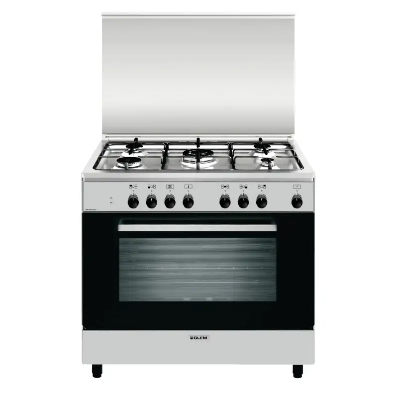 Image of Glem Gas AN965MI6 cucina Stainless steel A