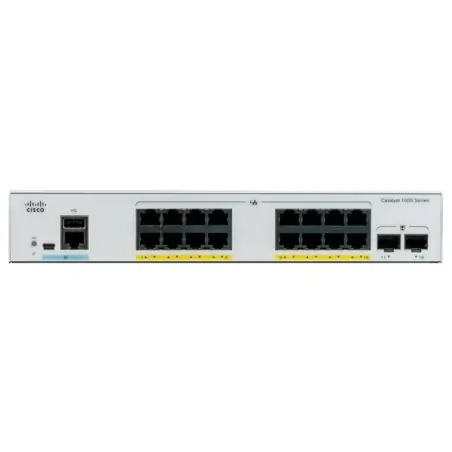 Cisco Catalyst C1000-16T-E-2G-L switch di rete Gestito L2 Gigabit Ethernet (10 100 1000) Grigio