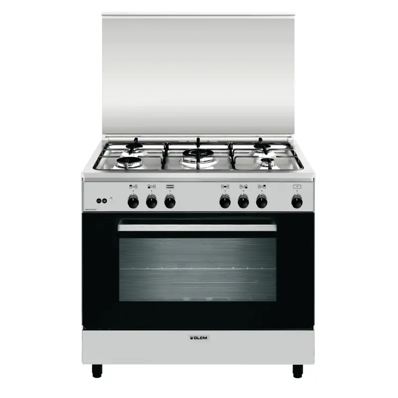Image of Glem Gas AN965GI cucina Stainless steel A