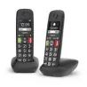 Gigaset E290 Duo Telefono analogico DECT Identificatore di chiamata Nero