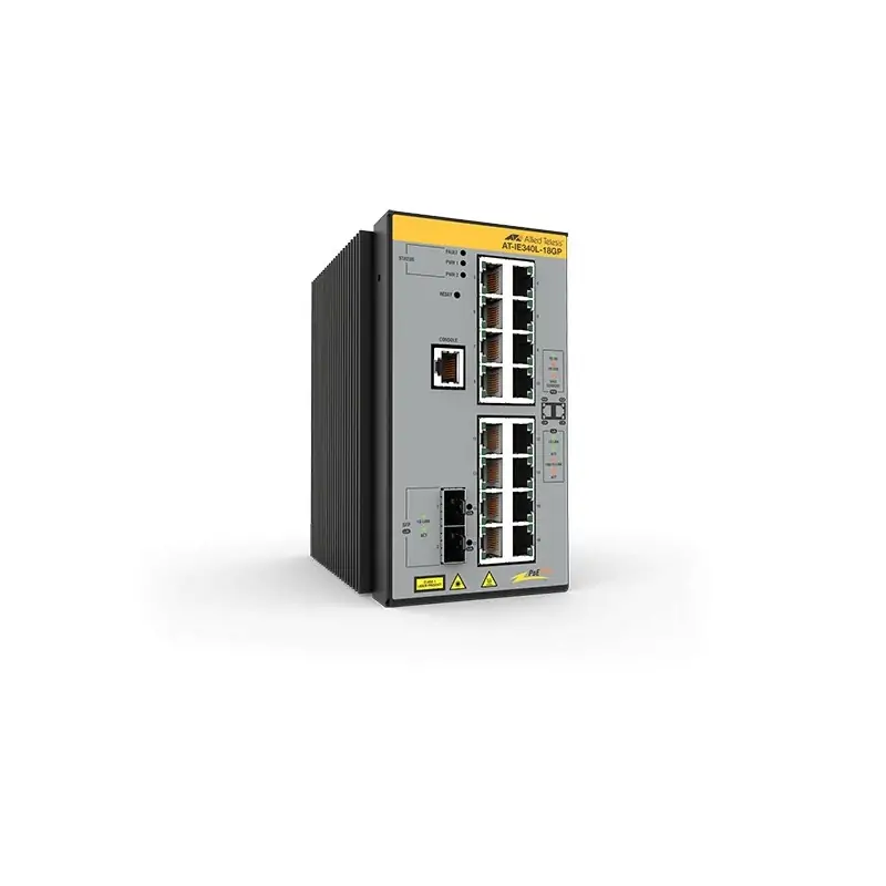 Image of Allied Telesis AT-IE340L-18GP-80 Gestito L3 Gigabit Ethernet (10/100/1000) Supporto Power over (PoE) Grigio