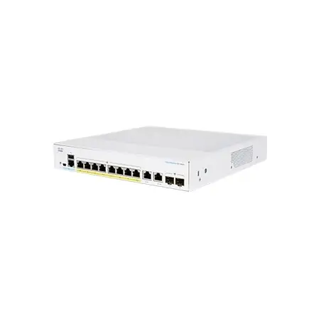 Cisco CBS350-8FP-E-2G-EU Netzwerk-Switch Managed L2 L3 Gigabit Ethernet (10 100 1000) Silber