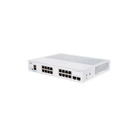 Cisco CBS350-16T-E-2G-EU Netzwerk-Switch Managed L2 L3 Gigabit Ethernet (10 100 1000) Silber